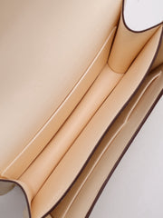 HERMES Mini Constance 19 Ostrich - Craie with Palladium Hardware [B]