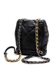 CHANEL 19 Quilted Lambskin Flap Backpack – Black with Mixed Hardware
