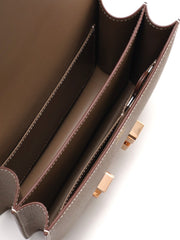 HERMES Mini Constance 19 - Etoupe with Rose Gold Hardware