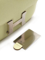 HERMES Mini Constance 19 - Jaune milton with Palladium Hardware