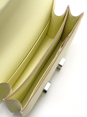 HERMES Mini Constance 19 - Jaune milton with Palladium Hardware