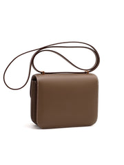 HERMES Mini Constance 19 - Etoupe with Rose Gold Hardware