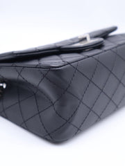 CHANEL 2.55 Reissue Flap Bag 20 - Black with Silver Hardware