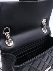 CHANEL 2.55 Reissue Flap Bag 20 - Black with Silver Hardware