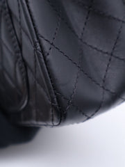 CHANEL 2.55 Reissue Flap Bag 20 - Black with Silver Hardware