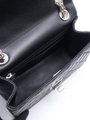 CHANEL 2.55 Reissue Flap Bag 20 - Black with Silver Hardware