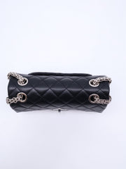 CHANEL 2.55 Reissue Flap Bag 20 - Black with Silver Hardware