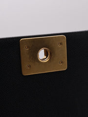 CHANEL Boy Flap Bag 20 Grained Calfskin - Black with Gold Hardware