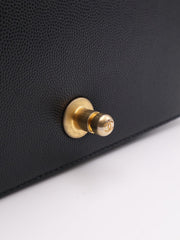 CHANEL Boy Flap Bag 20 Grained Calfskin - Black with Gold Hardware
