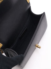 CHANEL Boy Flap Bag 20 Grained Calfskin - Black with Gold Hardware