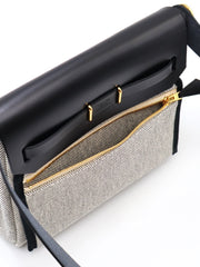 HERMES Herbag Zip 20 - Panda White/Black with Gold Hardware