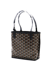 GOYARD Goyardine Mini Anjou Reversible Tote – Black