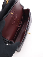 CHANEL Classic Flap Medium 23 Grained Calfskin - Black with Gold Hardware