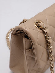 CHANEL Classic Flap Medium 23 Lambskin - Beige with Gold Hardware [Series 31]