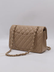 CHANEL Classic Flap Medium 23 Lambskin - Beige with Gold Hardware [Series 31]