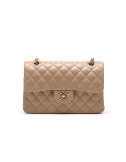 CHANEL Classic Flap Medium 23 Lambskin - Beige with Gold Hardware [Series 31]