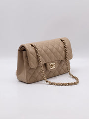 CHANEL Classic Flap Medium 23 Lambskin - Beige with Gold Hardware [Series 31]