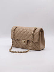 CHANEL Classic Flap Medium 23 Lambskin - Beige with Gold Hardware [Series 31]