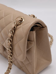 CHANEL Classic Flap Medium 23 Lambskin - Beige with Gold Hardware [Series 31]