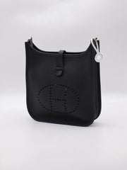 HERMES Evelyne 23 - Noir with Palladium Hardware [G]