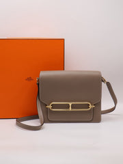 HERMES Roulis 23 - Etoupe with Gold Hardware [C]
