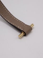 HERMES Roulis 23 - Etoupe with Gold Hardware [C]