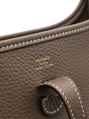 HERMES Evelyne 23 - Etoupe with Gold Hardware