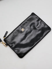 CHANEL 22 Handbag Small - Black/White Logo with Gold Hardware