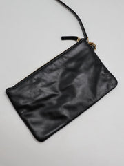 CHANEL 22 Handbag Small - Black/White Logo with Gold Hardware