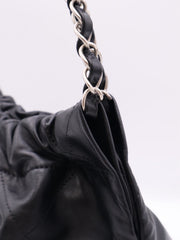 CHANEL 22 Handbag Small - Black with Silver Hardware