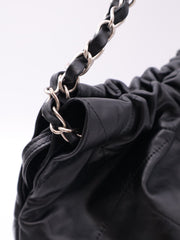 CHANEL 22 Handbag Small - Black with Silver Hardware
