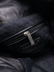 CHANEL 22 Handbag Small - Black with Silver Hardware