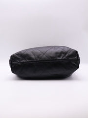 CHANEL 22 Handbag Small - Black with Silver Hardware
