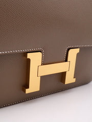 HERMES Constance 24 - Etoupe with Gold Hardware [Z]