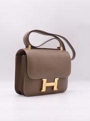HERMES Constance 24 - Etoupe with Gold Hardware [Z]