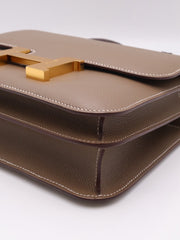 HERMES Constance 24 - Etoupe with Gold Hardware [Z]