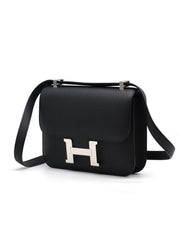 HERMES Constance 24 Noir with Palladium Hardware