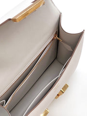 Hermès Constance 24 Craie with Gold Hardware