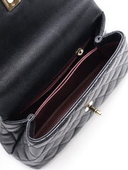 CHANEL Coco Handle Small - Black with Gold Hardware