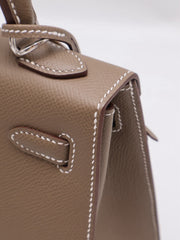 HERMES Kelly 25 - Etopue with Palladium Hardware [G]