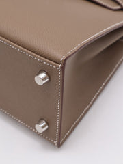 HERMES Kelly 25 - Etopue with Palladium Hardware [G]