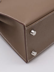 HERMES Kelly 25 - Etopue with Palladium Hardware [G]