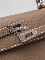 HERMES Kelly 25 - Etopue with Palladium Hardware [G]