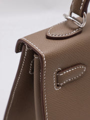 HERMES Kelly 25 - Etopue with Palladium Hardware [G]