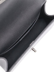 CHANEL Boy Flap Bag 25 Grained Calfskin - Black with Silver Hardware