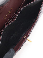 CHANEL Classic Flap Medium 25 Grained Calfskin - Black with Gold Hardware