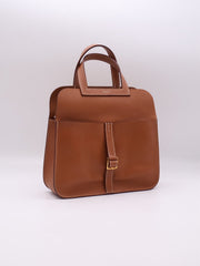 HERMES Halzan 25 - Gold with Gold Hardware [Y]