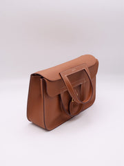 HERMES Halzan 25 - Gold with Gold Hardware [Y]