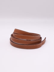 HERMES Halzan 25 - Gold with Gold Hardware [Y]