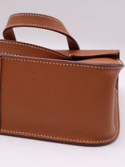 HERMES Halzan 25 - Gold with Gold Hardware [Y]